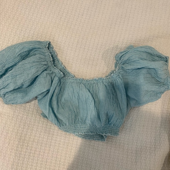 Pin striped crop top - Picture 4 of 4